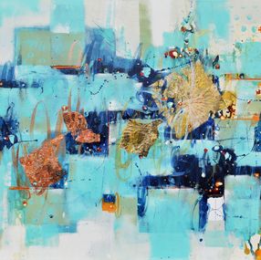 Painting, Light of The Harvest Moon, Cynthia Ligeros