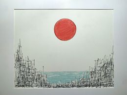 Fine Art Drawings, The Hottest Day, Elena Disabato