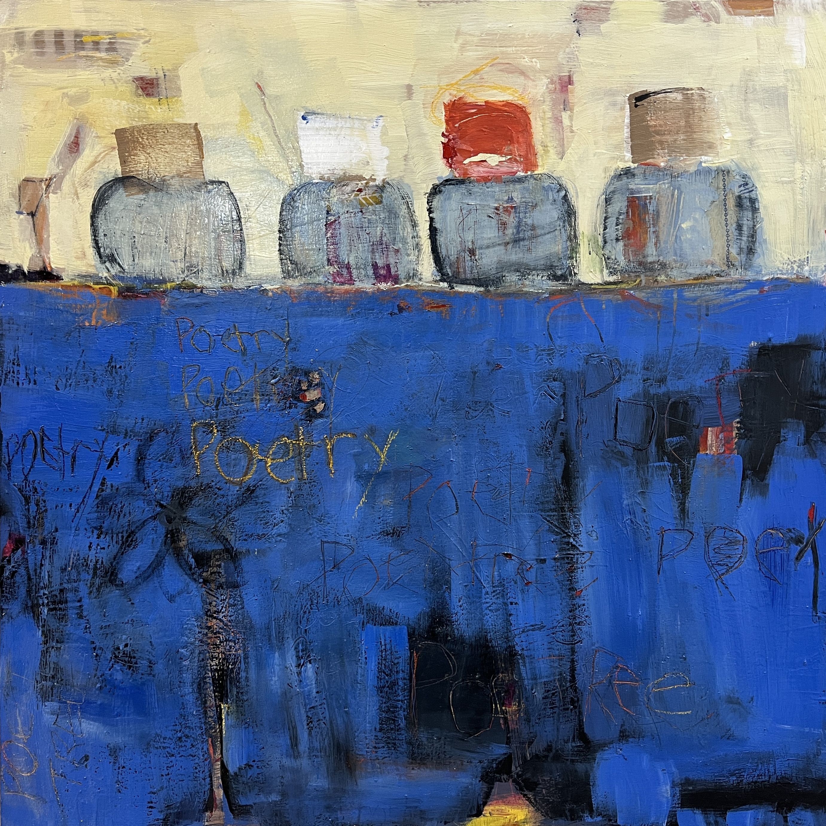 Ellen Brook, Four Jars and a Flower Ellen Brook, Four Jars and a Flower