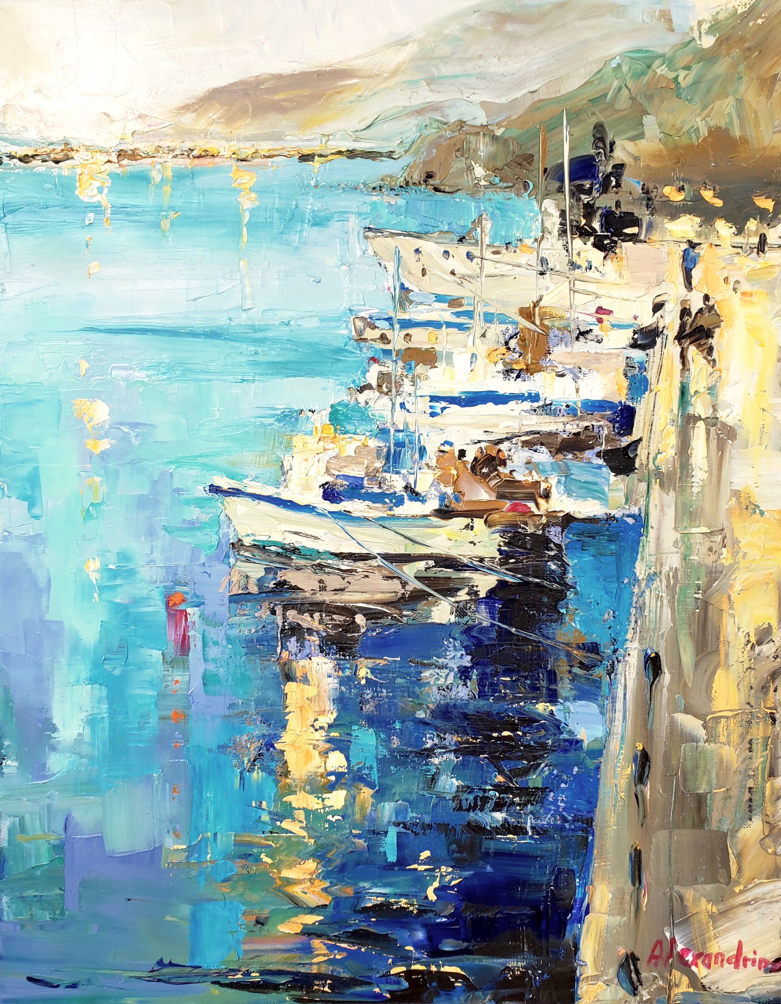 Irina Alexandrina, Boats. Evening Irina Alexandrina, Boats. Evening