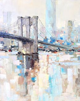 Painting, Brooklyn bridge, Irina Alexandrina