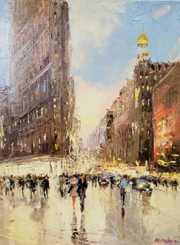 Painting, Flatiron. Broudway, Irina Alexandrina