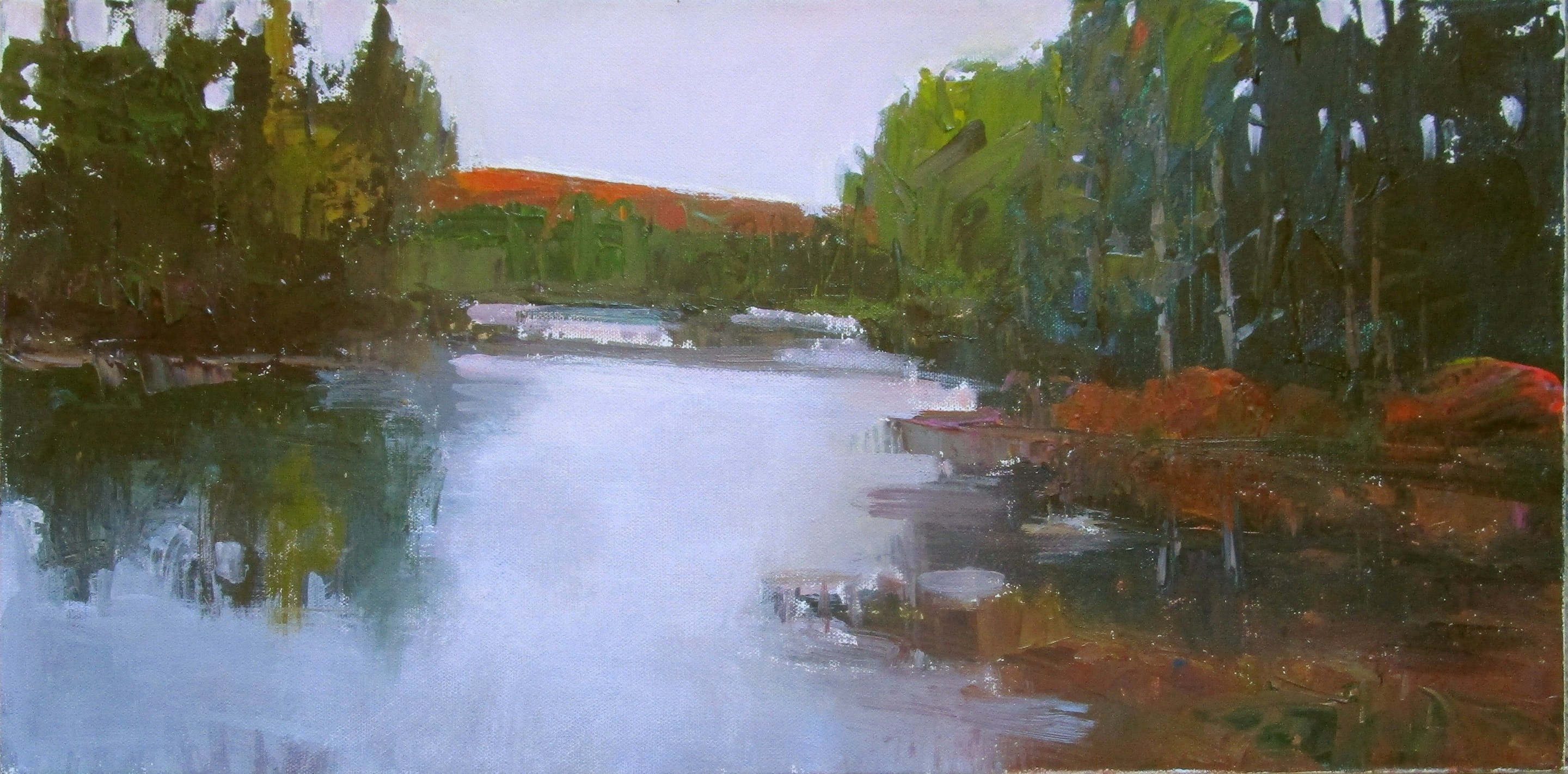 Janet Dyer, Marsh with Pink Sky Janet Dyer, Marsh with Pink Sky
