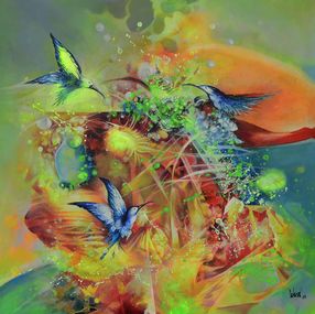 Painting, The joy of life, Jorge Calero