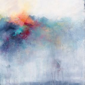 Painting, Colorful Cascade Unfolding, Karen Hale