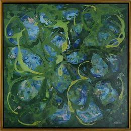 Peinture, Pondside II, Karin Lowney Seed