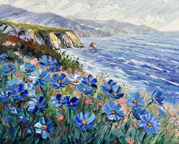 Gemälde, Blue Ocean Reverie, Lisa Elley