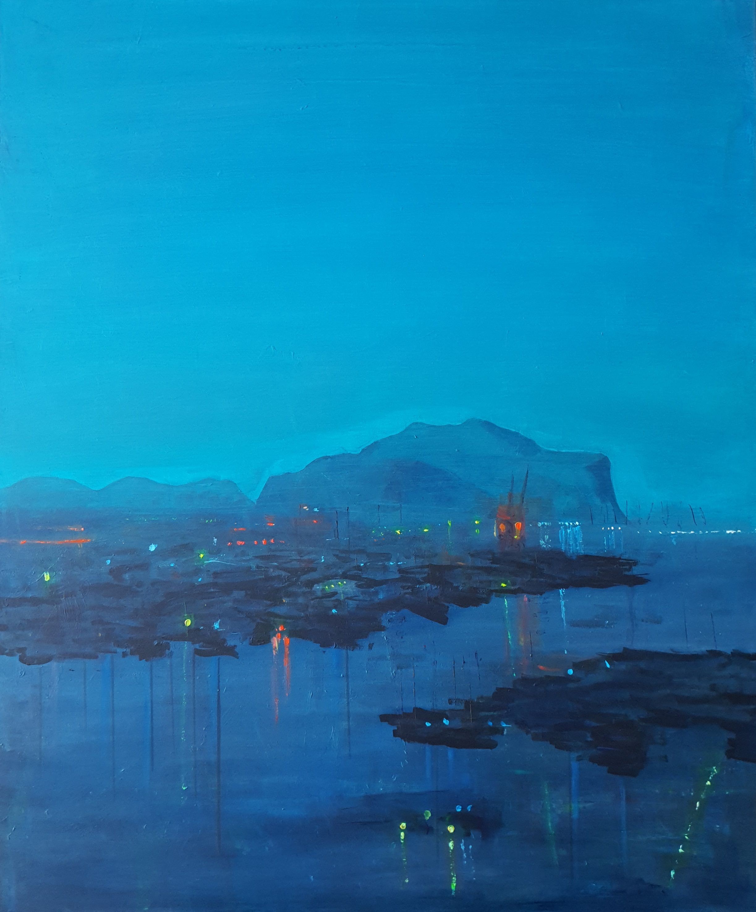 Luca Raimondi, Harbour, night Luca Raimondi, Harbour, night