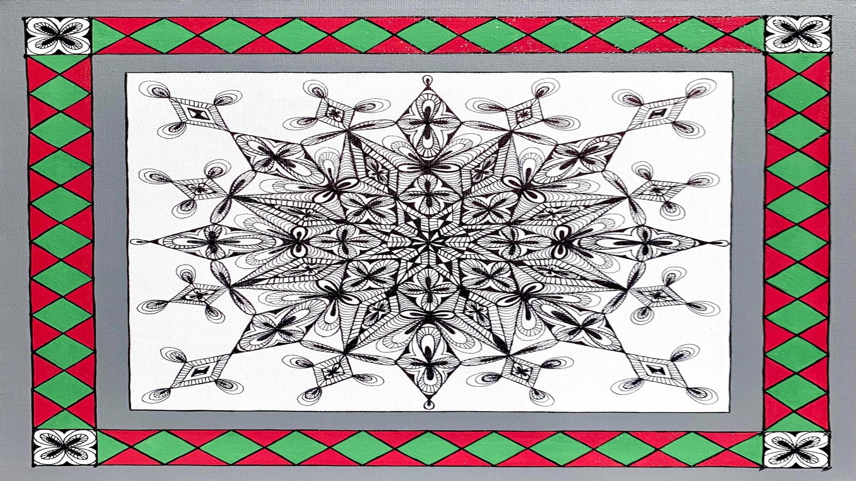 Maria Tuzhilkina, Lace mandala Maria Tuzhilkina, Lace mandala