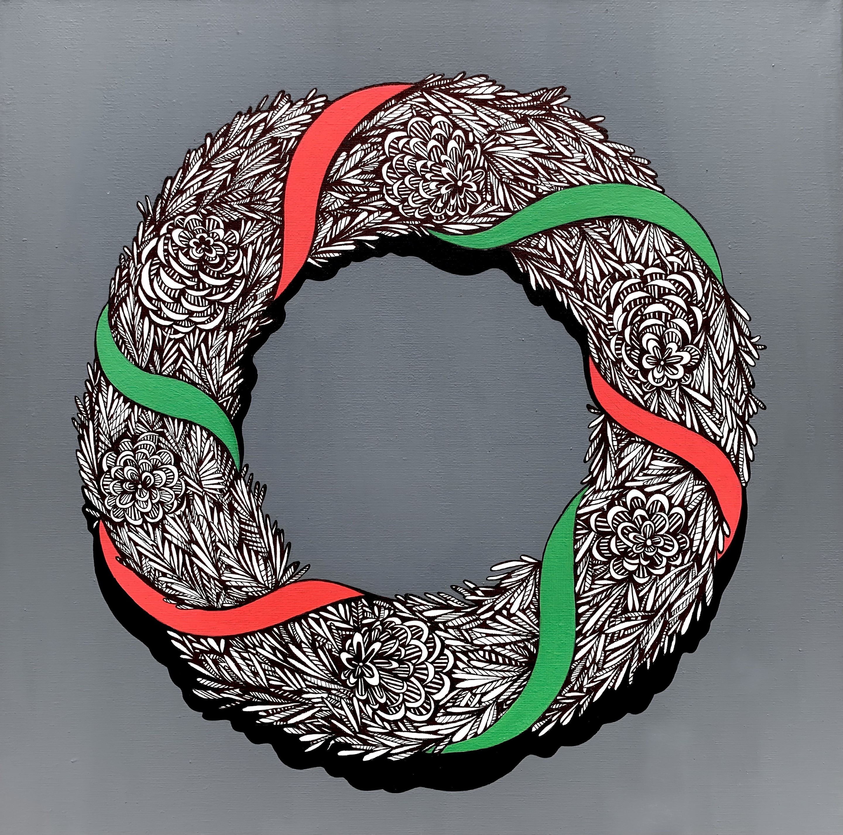 Maria Tuzhilkina, Christmas wreath Maria Tuzhilkina, Christmas wreath