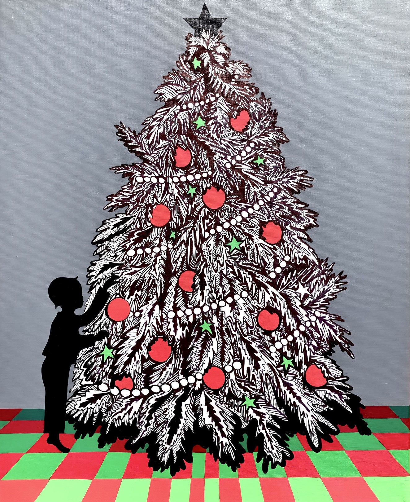 Maria Tuzhilkina, Christmas tree Maria Tuzhilkina, Christmas tree