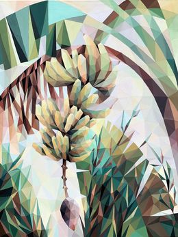 Painting, Banana time, Maria Tuzhilkina