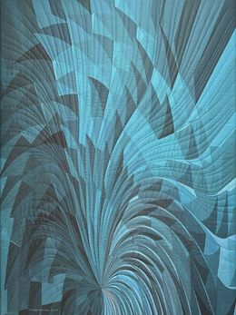Painting, The Geometer's Hand 7, Marilyn Henrion