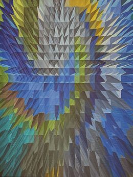 Painting, The Geometer's Hand 1, Marilyn Henrion