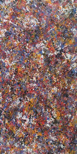 Peinture, Modern J. Pollock style, Max Yaskin