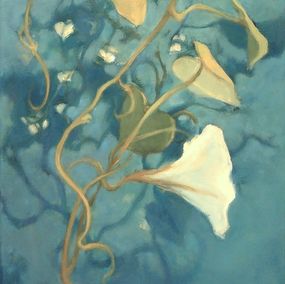 Gemälde, Moonflower, Nanci Erskine