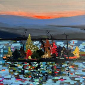 Gemälde, Floating Onward to Acadia Shores, Rebecca Klementovich