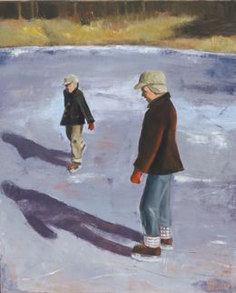 Painting, Ice Time, Stephanie Berry