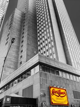 Photography, Leaning tower of pizza Chicacago IL, William Dey