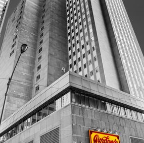 Photography, Leaning tower of pizza Chicacago IL, William Dey