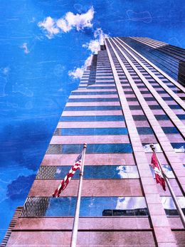 Photography, Flags of prudential Chicago IL, William Dey