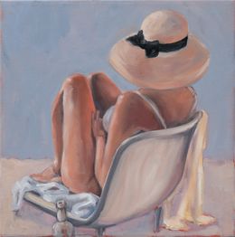 Painting, The Watcher, Deborah Bakos