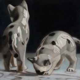 Gemälde, Matching Raincoats, Dylan Cram