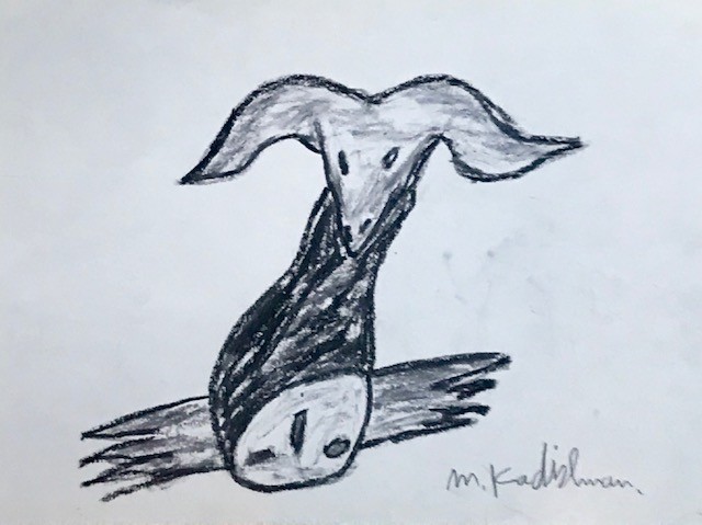 Menashe Kadishman, Sans titre Menashe Kadishman, Sans titre