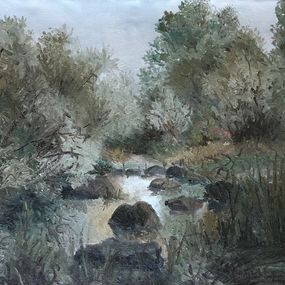 Gemälde, Les Eaux-chaudes, Jean Hoyoux