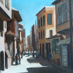 Gemälde, Ruelle animée, Curtenaz