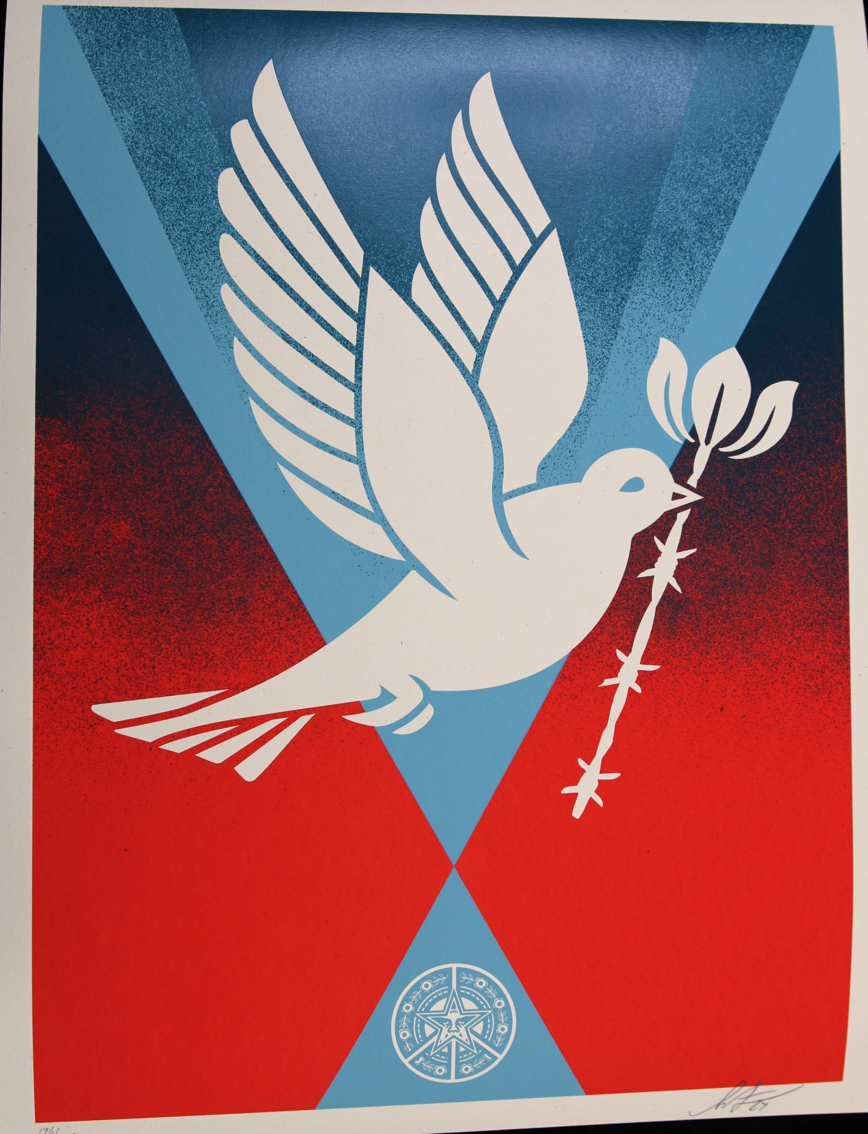 Shepard Fairey (Obey), Barb Wire Dove Shepard Fairey (Obey), Barb Wire Dove