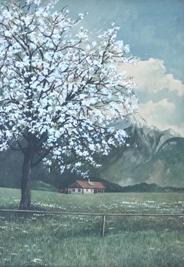 Zeichnungen, Printemps à Schneeberg, U. Maly