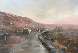 Peinture, Highway at Twilight, Kamo Ohanyan