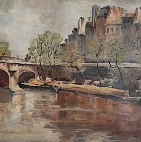 Gemälde, Pont Neuf, Paris, Armand