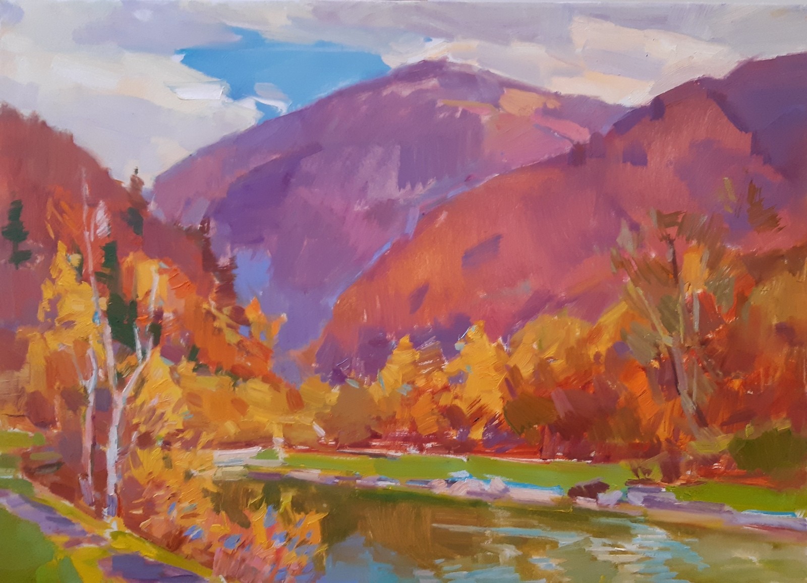 Pereta Vyacheslav, River among mountains Pereta Vyacheslav, River among mountains