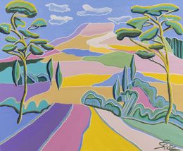 Gemälde, Provence un doux parfum du sud, Sophie Petetin