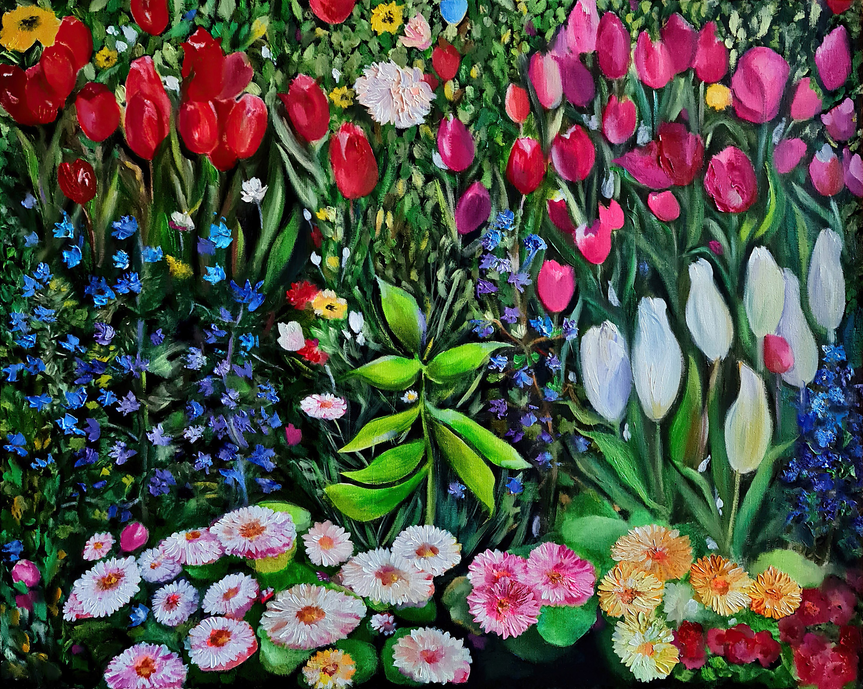 Lilya Volskaya, Paradise Garden - floral landscape Lilya Volskaya, Paradise Garden - floral landscape