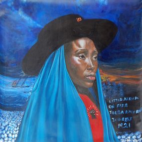 Peinture, Voyage of Savagery and Servitude - 21st Century, Contemporary, Figurative, Africa, Orioye Bukola