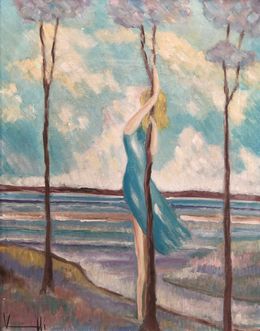 Gemälde, Solitude, Alfredo Vannotti