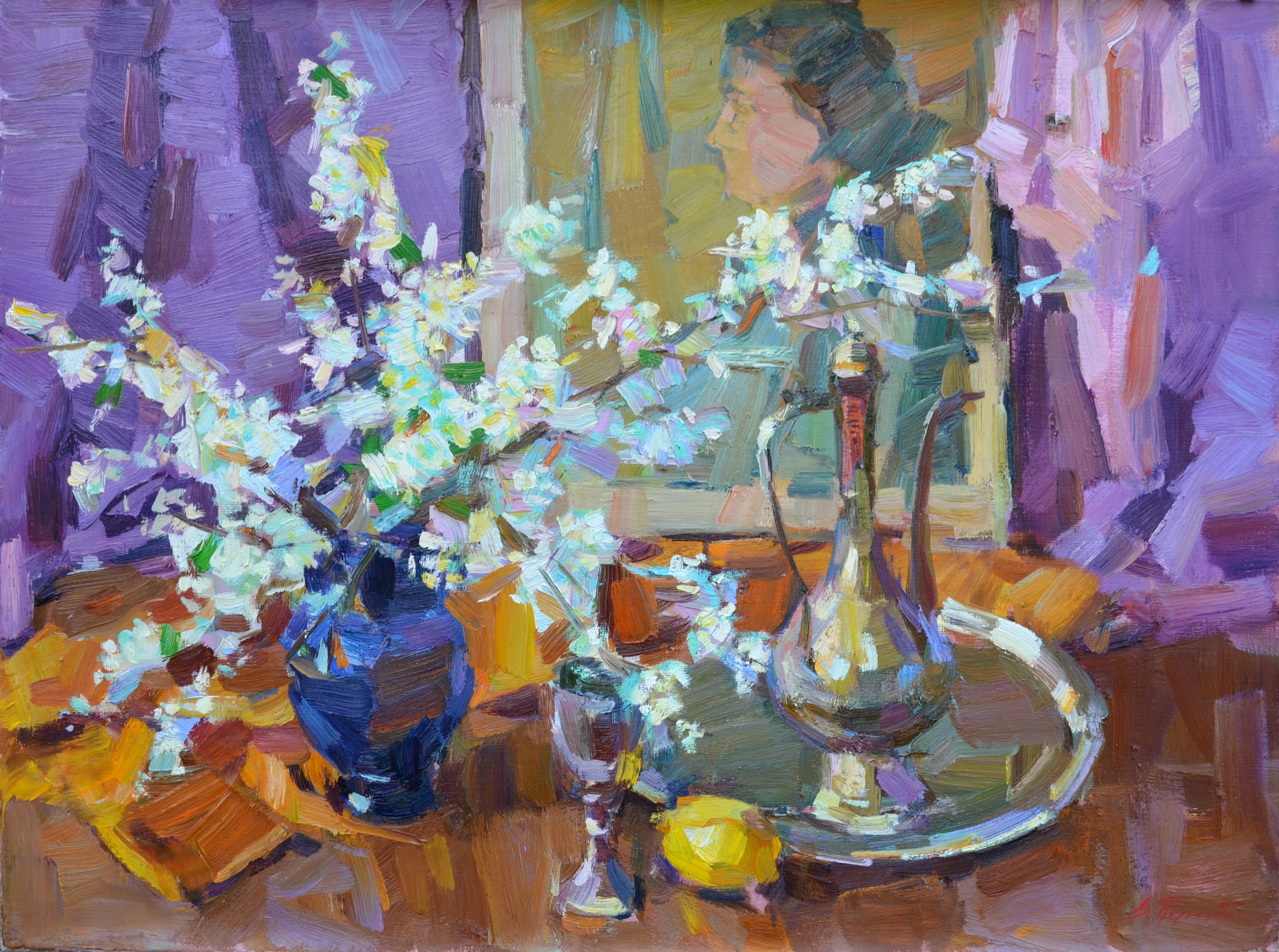 Pereta Vyacheslav, Still life with twigs Pereta Vyacheslav, Still life with twigs