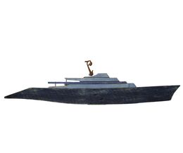 Skulpturen, Paquebot bleu - Sculpture - série bateau, Ronan Penanhoat
