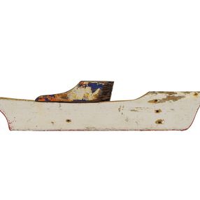 Sculpture, Chalutier côtier - Sculpture - série bateau de pêche, Ronan Penanhoat