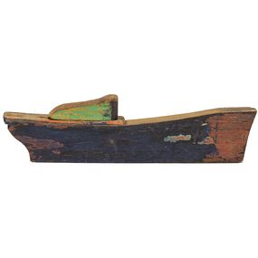 Sculpture, Chalutier côtier - Sculpture - série bateau de pêche, Ronan Penanhoat
