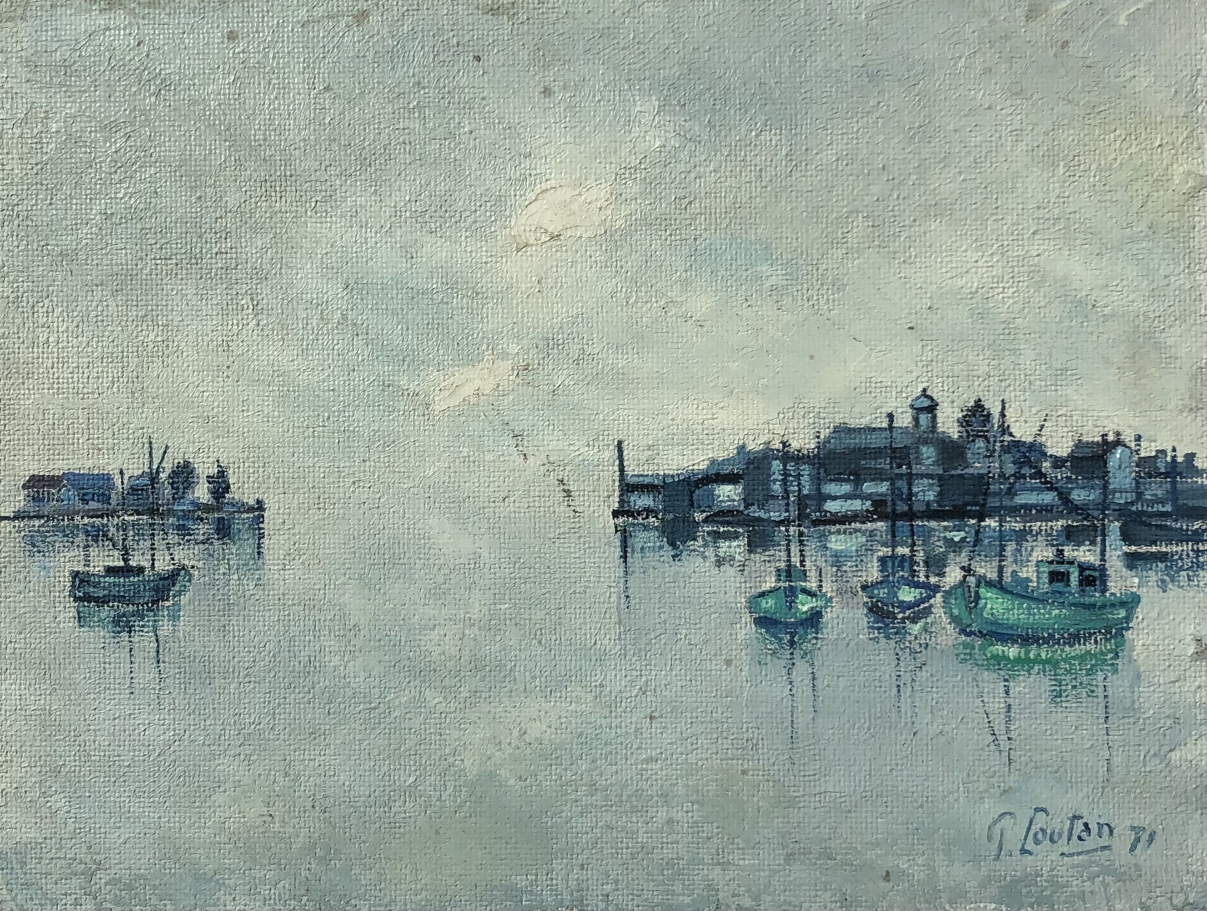 P. Loutan, Barques de pêcheur dans le port P. Loutan, Barques de pêcheur dans le port