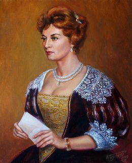 Gemälde, Anne of Austria (Based on A. Dumas's The Three Musketeers), Bulat Valeriy