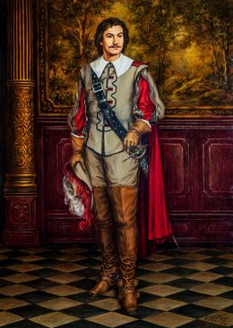 Painting, Audience (Based on A. Dumas's The Three Musketeers), Bulat Valeriy