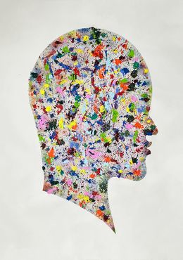 Peinture, Abstract Head Looking Right. From The Head Series, Almo