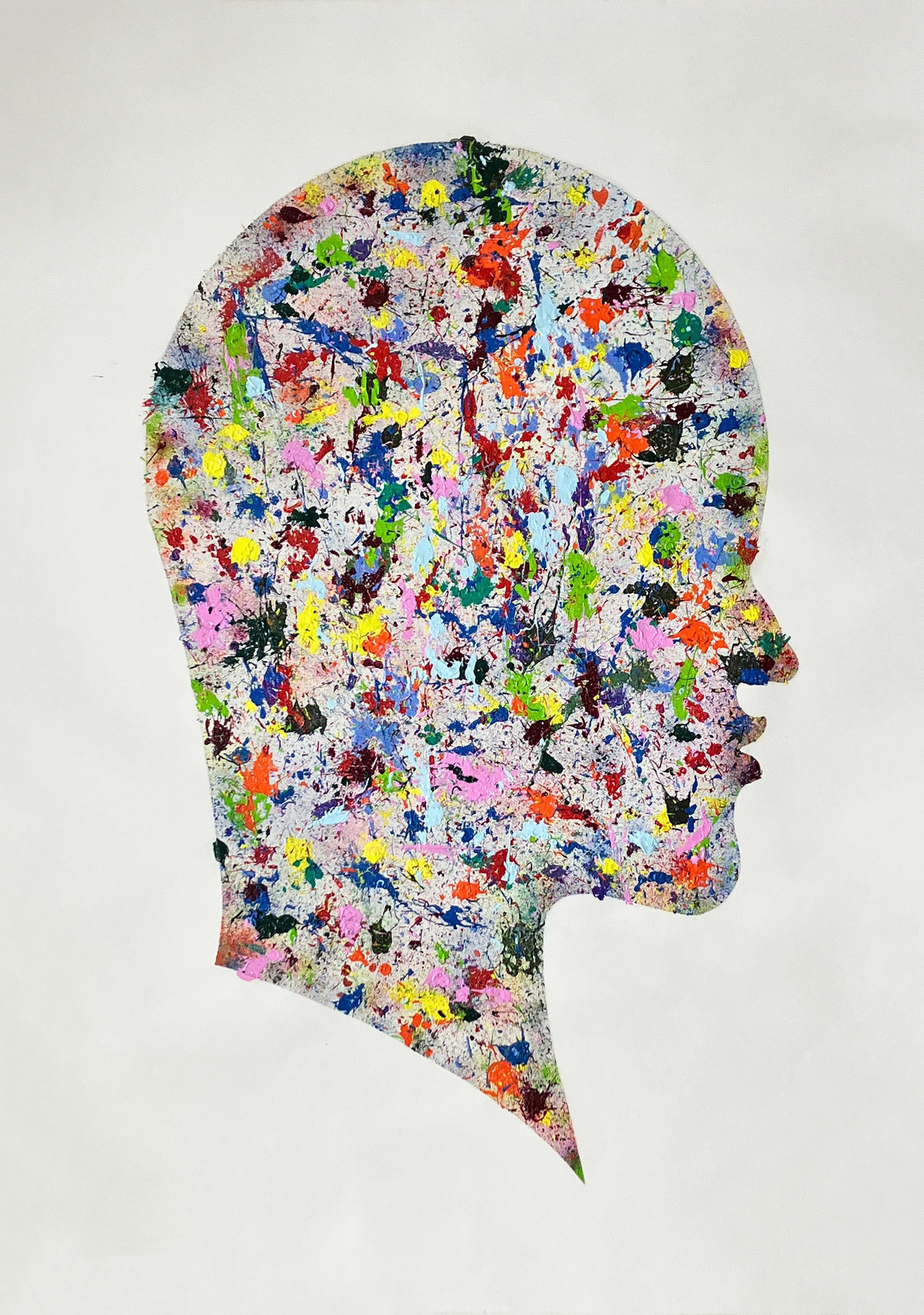 Almo, Abstract Head Looking Right. From The Head Series Almo, Abstract Head Looking Right. From The Head Series