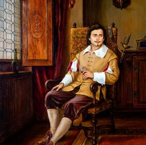 Painting, In Anticipation (Based on A. Dumas's The Three Musketeers), Bulat Valeriy
