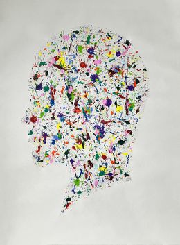 Peinture, Abstract Head Looking Left. From The Head Series, Almo